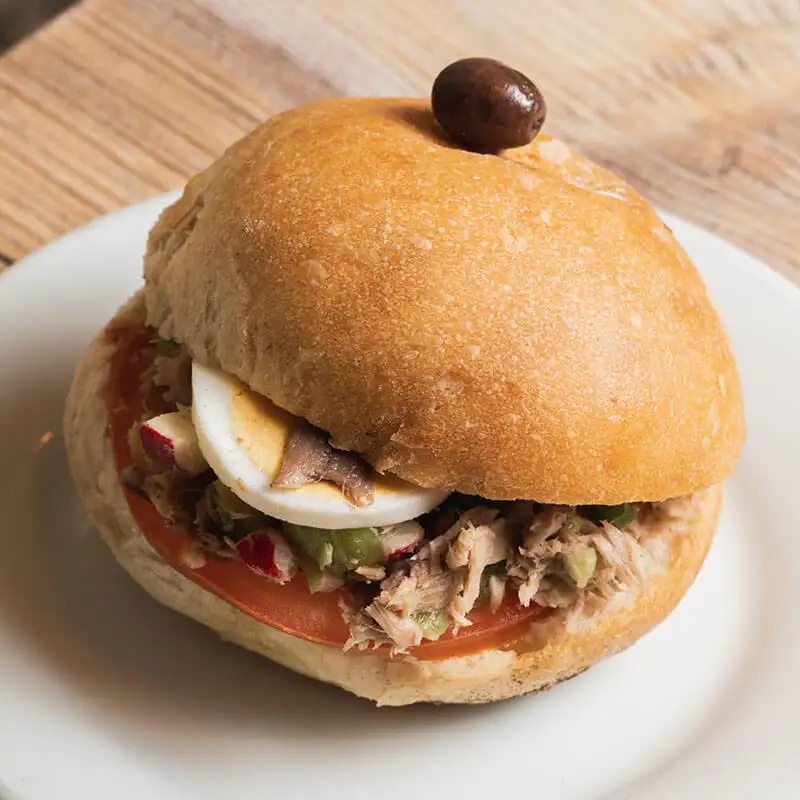 Le mini pan bagnat