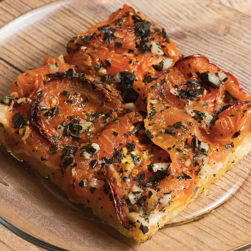 La pizza tomates fraîches
